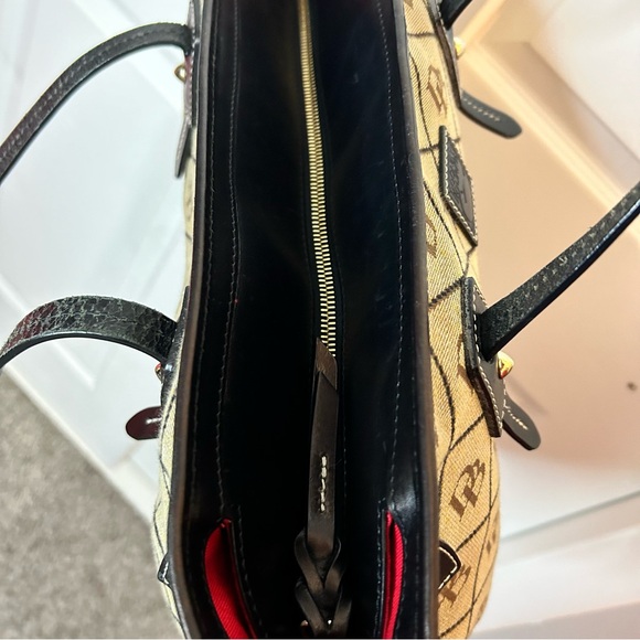 Dooney & Bourke Large Monogram Tote Bag - Picture 6 of 11